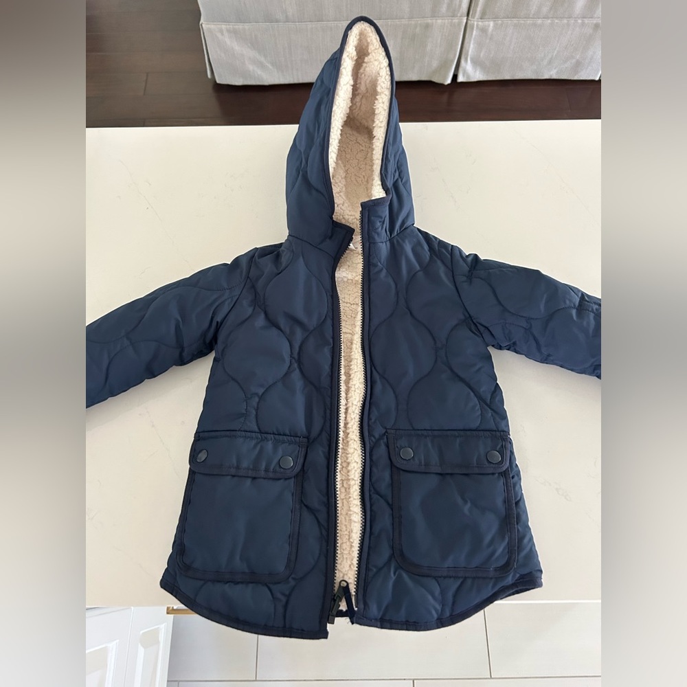 Girls reversible quilted jacket with primaloft - Jcrew size XS